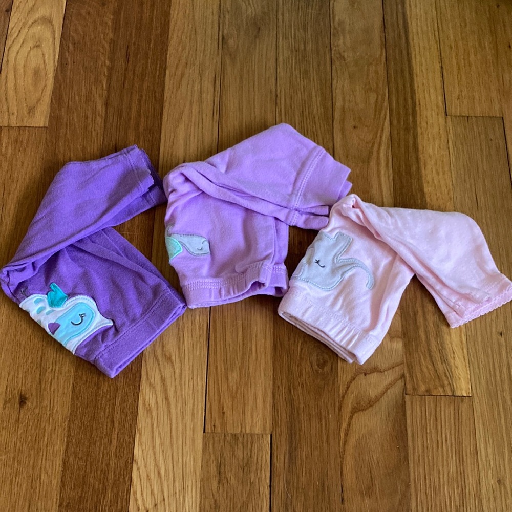 Set of 3 Baby Girl Pants